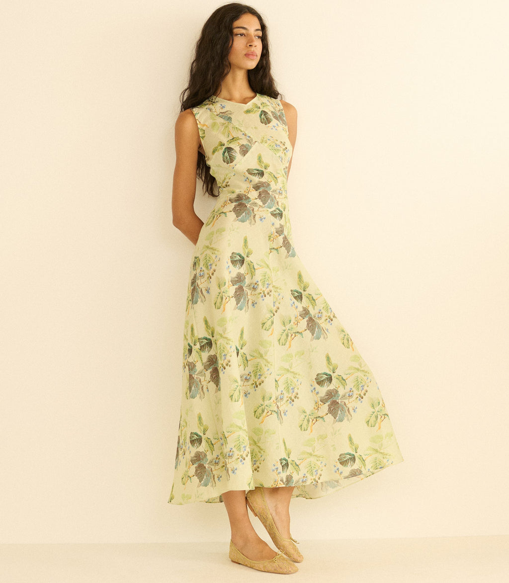 Adelana Dress -- Floraison De Mûres