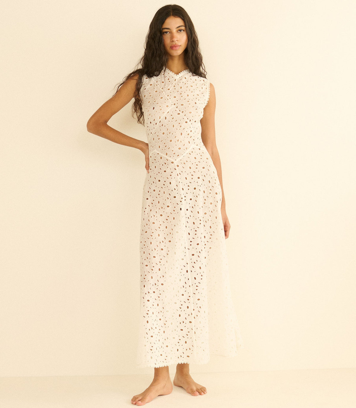 Adelana Dress -- Salt