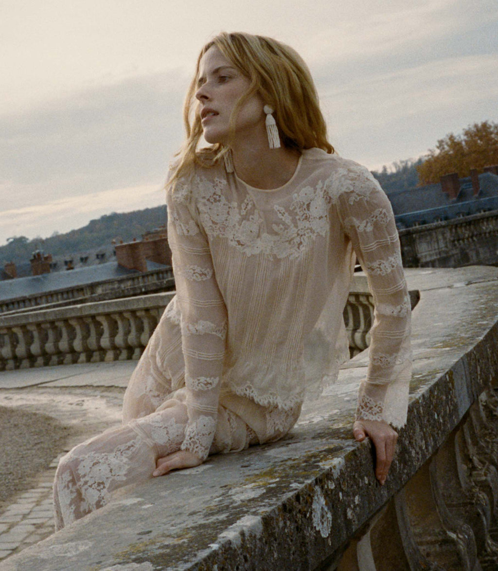 Albertine Anniversary Top -- Candlelight