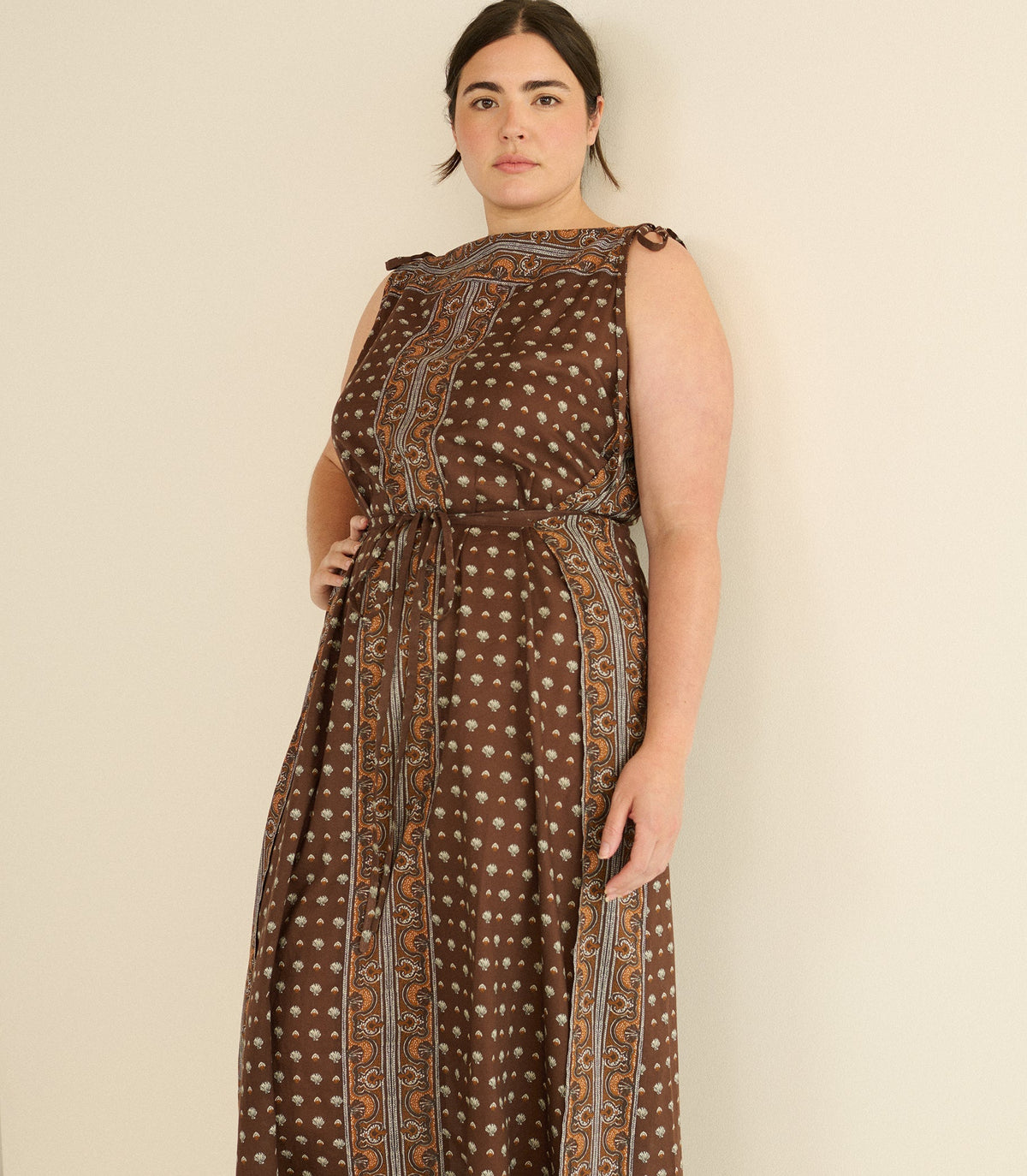 Amarante Dress -- Terre Foulard De La Mer
