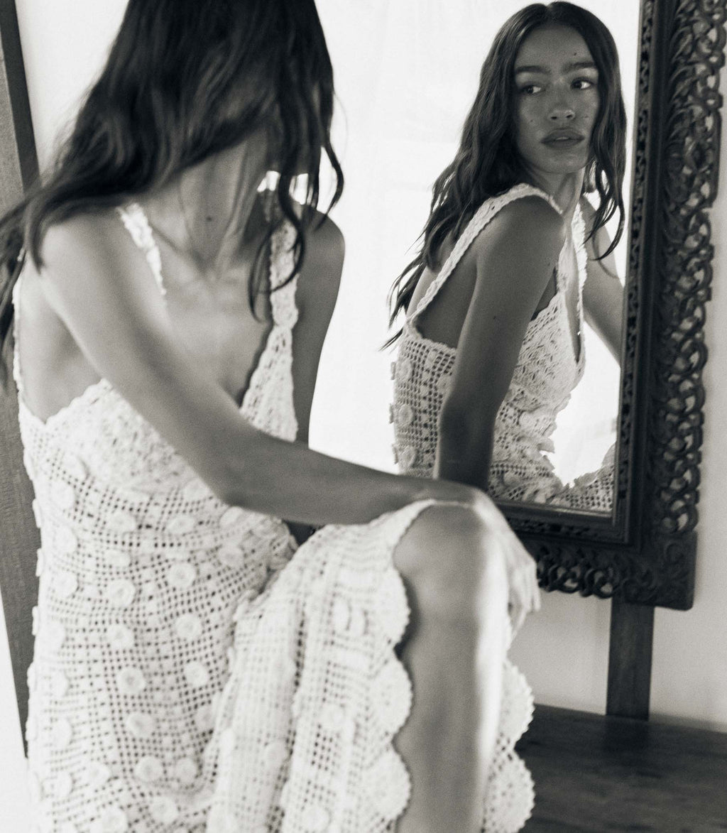 Aristea Dress -- Pearl