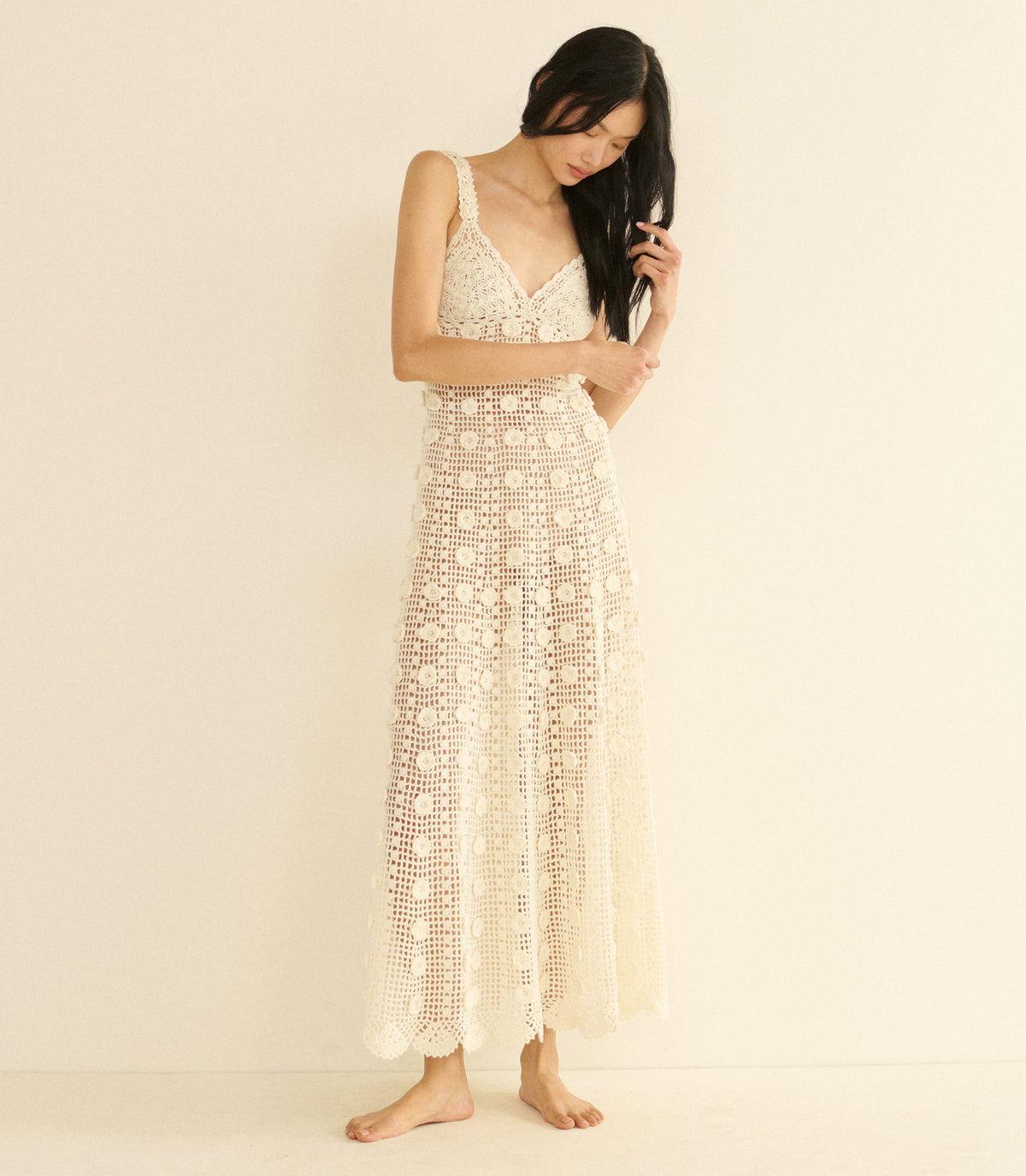 Aristea Dress -- Pearl