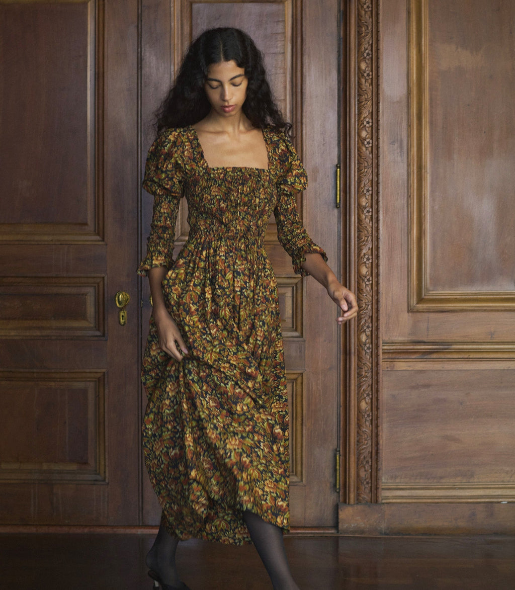 Bijou Dress -- Noir Rêve Des Jardins