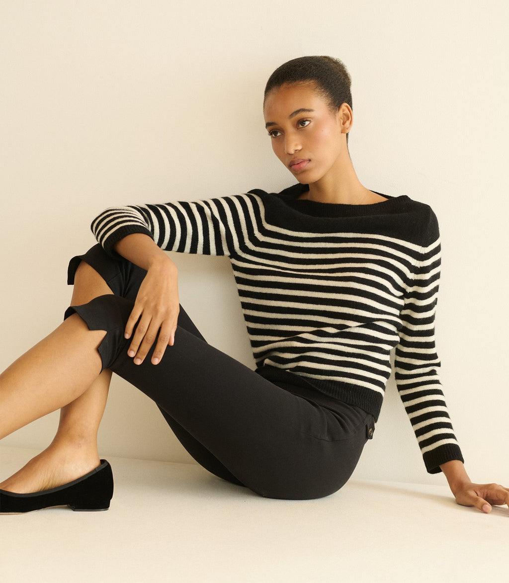 Clairmont Sweater -- Marceau Stripe