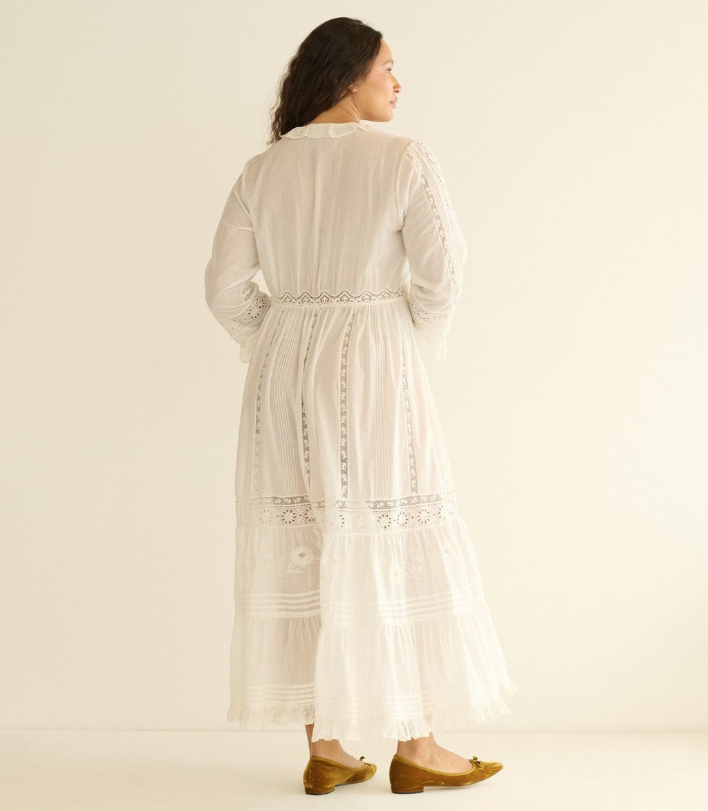 Clemencia Dress -- Salt