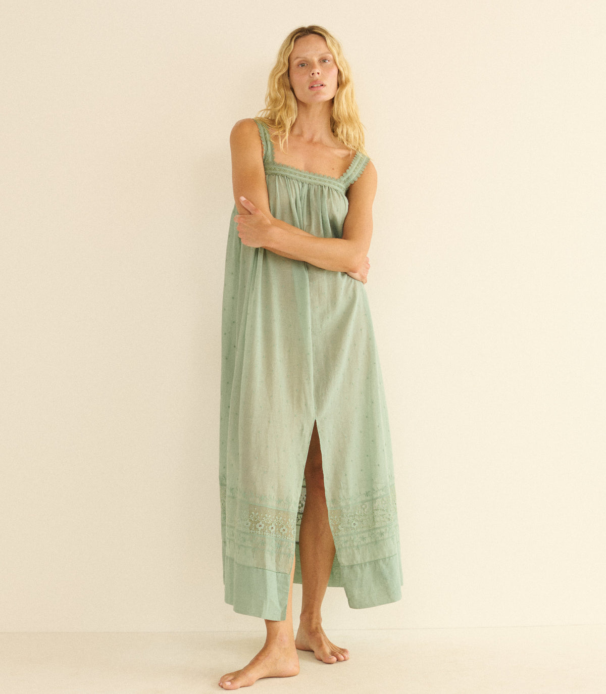 Elarie Dress -- Aloe