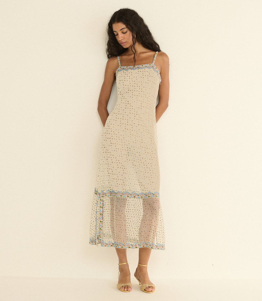 Elida Dress -- Candlelight
