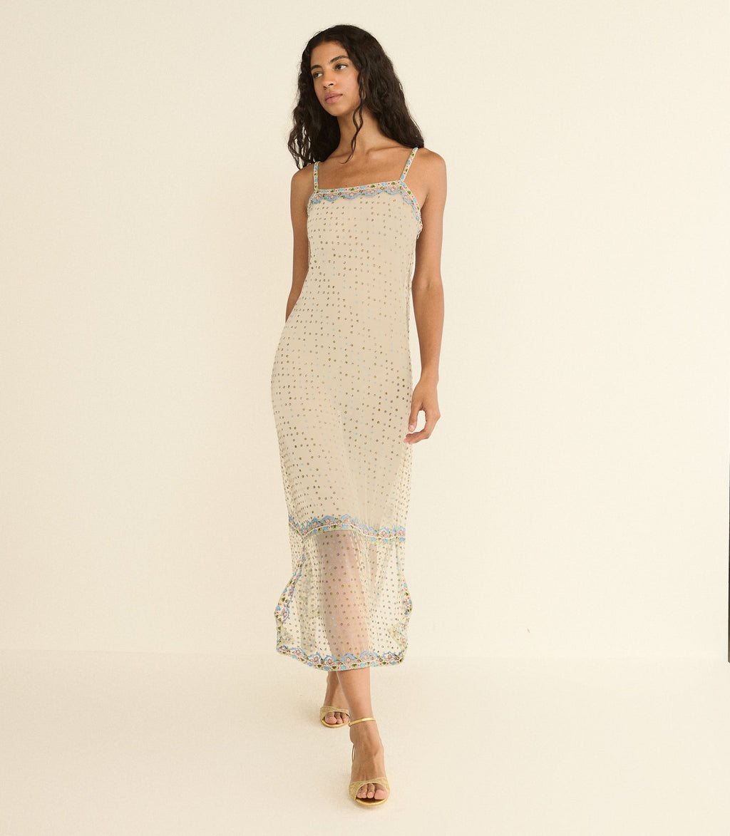 Elida Dress -- Candlelight