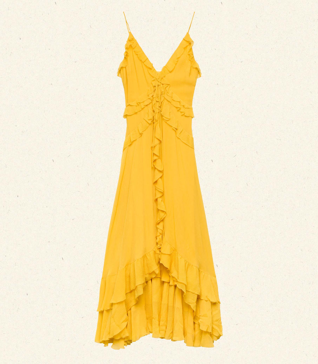 Evelina Dress -- Golden Acacia