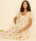 Frederica Top -- Blanc Prairie Rose