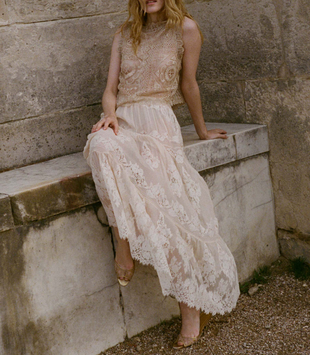 Handkerchief Anniversary Top -- Paille