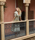 Ischia Dress -- Vert Petit Bouquet De Chamonix