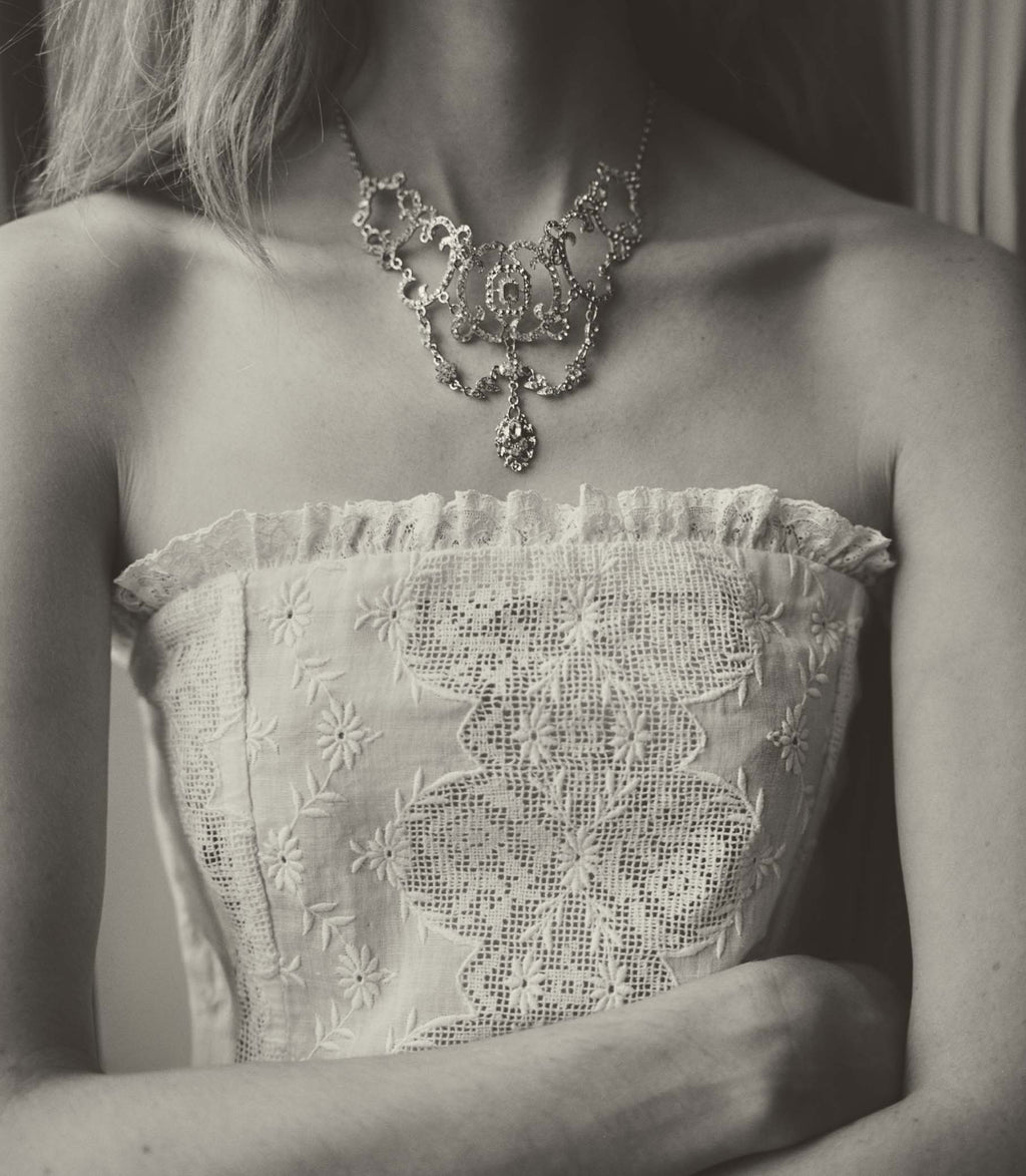 Josephine Anniversary Dress -- Salt