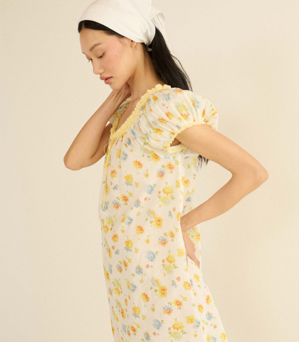 Julia Dress -- Dahlia Floral