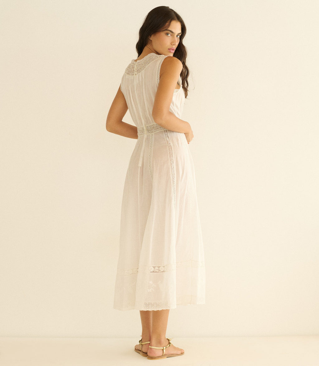 Liviana Dress -- Salt