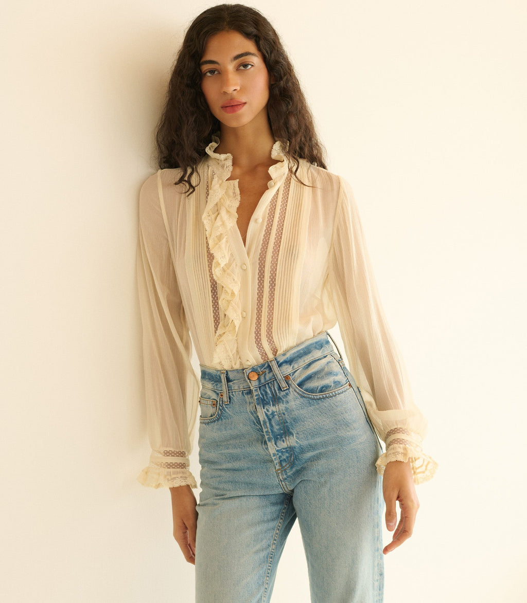 Magdeleine Top -- Candlelight