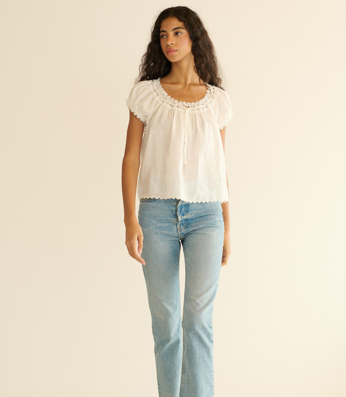 Marinette Top -- Salt