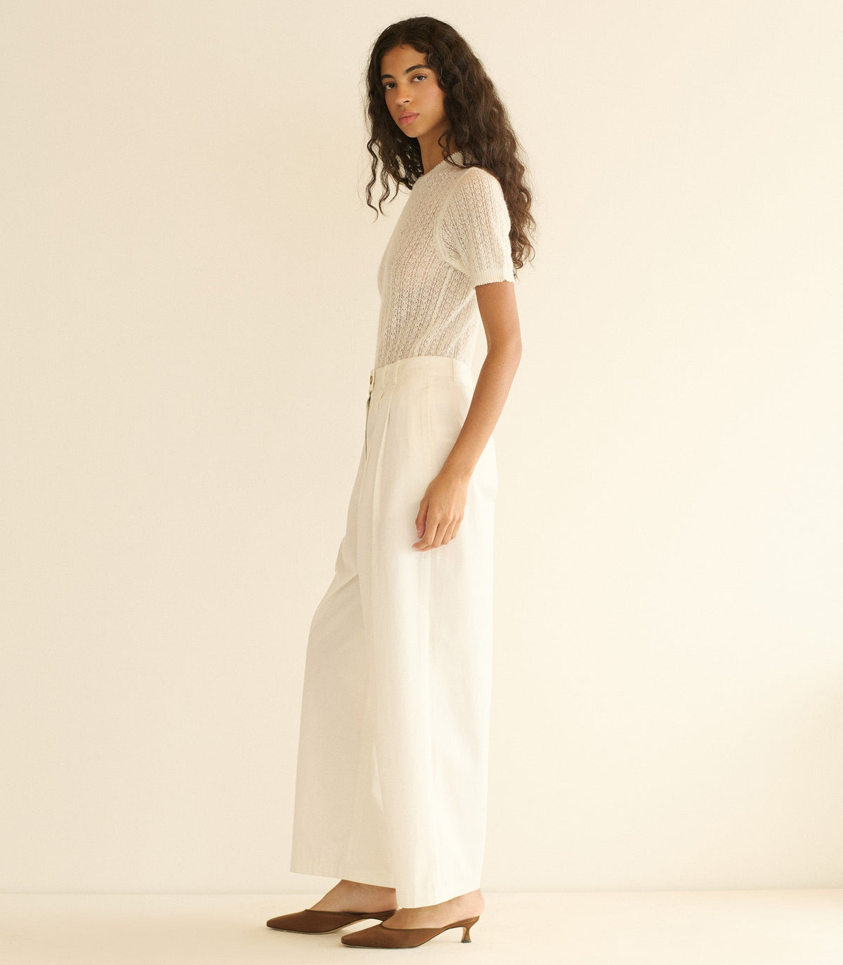 Monica Sweater -- Ivory