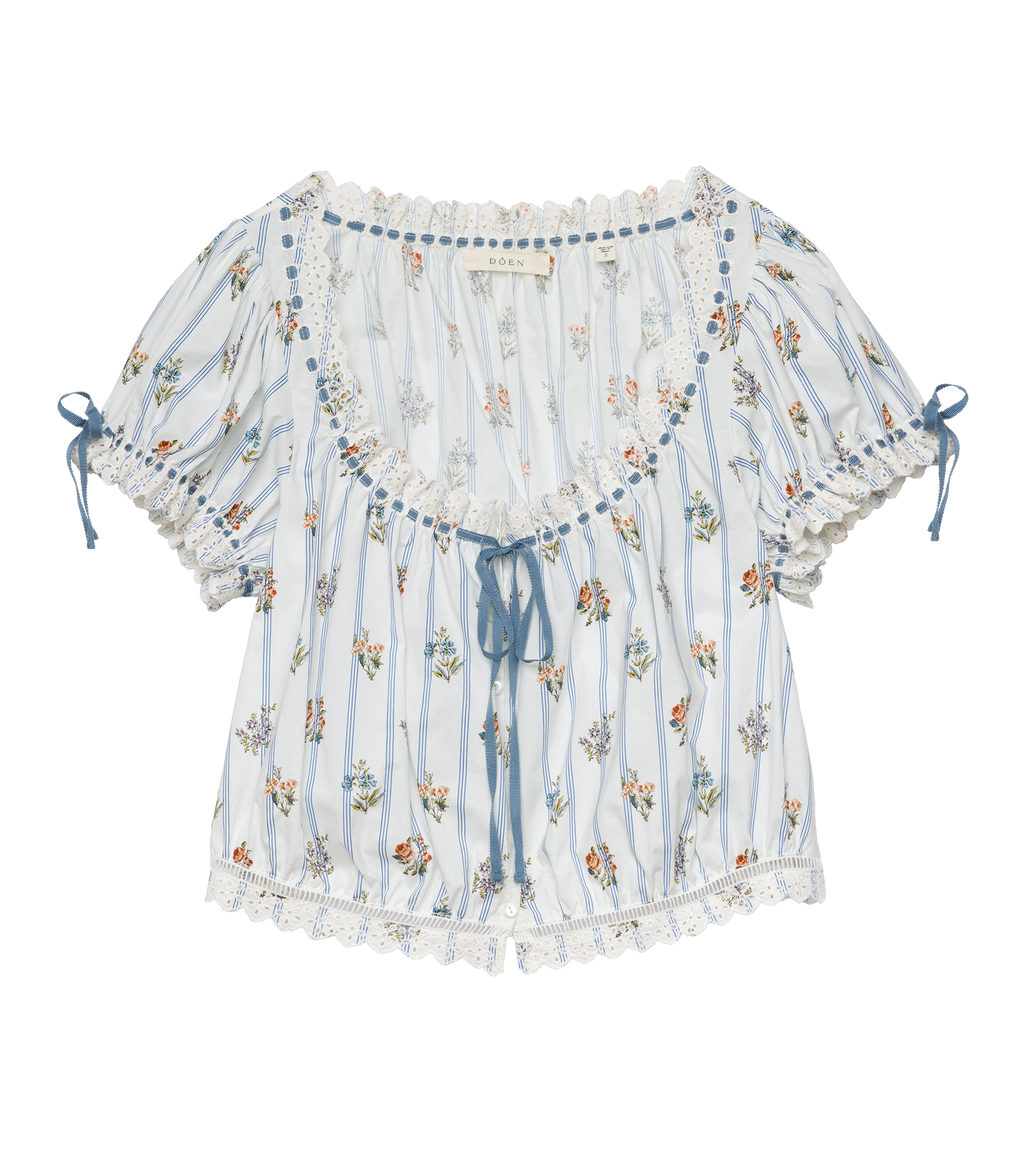 Nera Top -- Fleurs De Bordeaux
