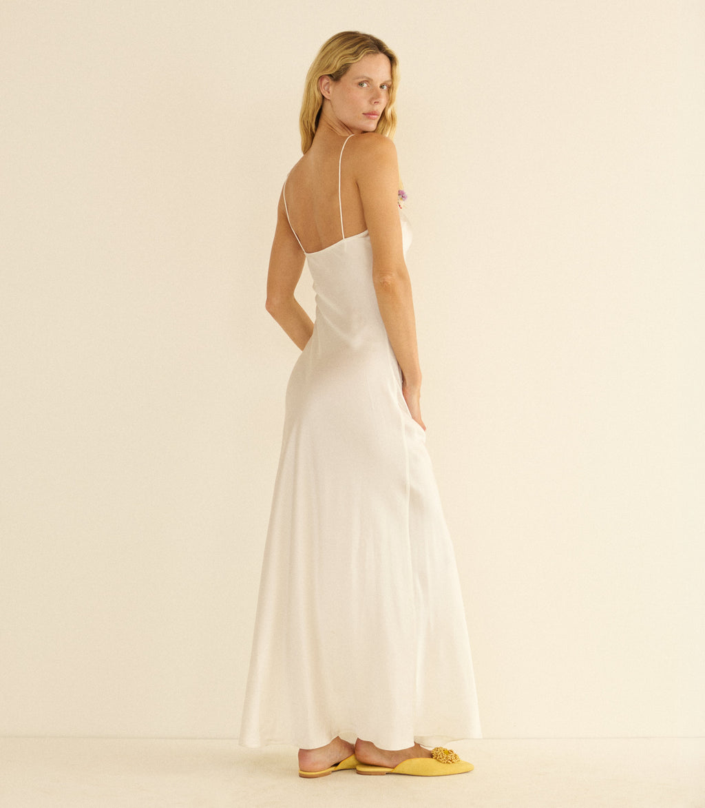 Oleander Dress -- Salt