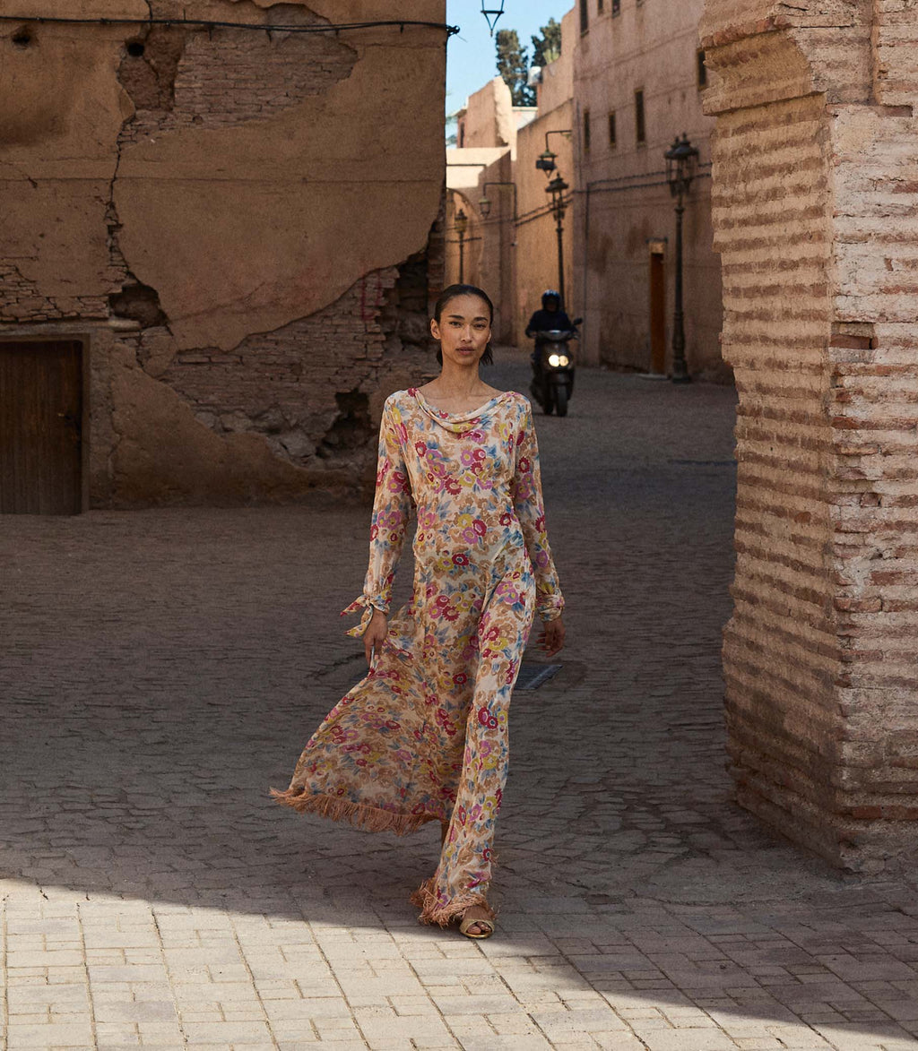 Ophelia Dress -- Jardin De Camelias
