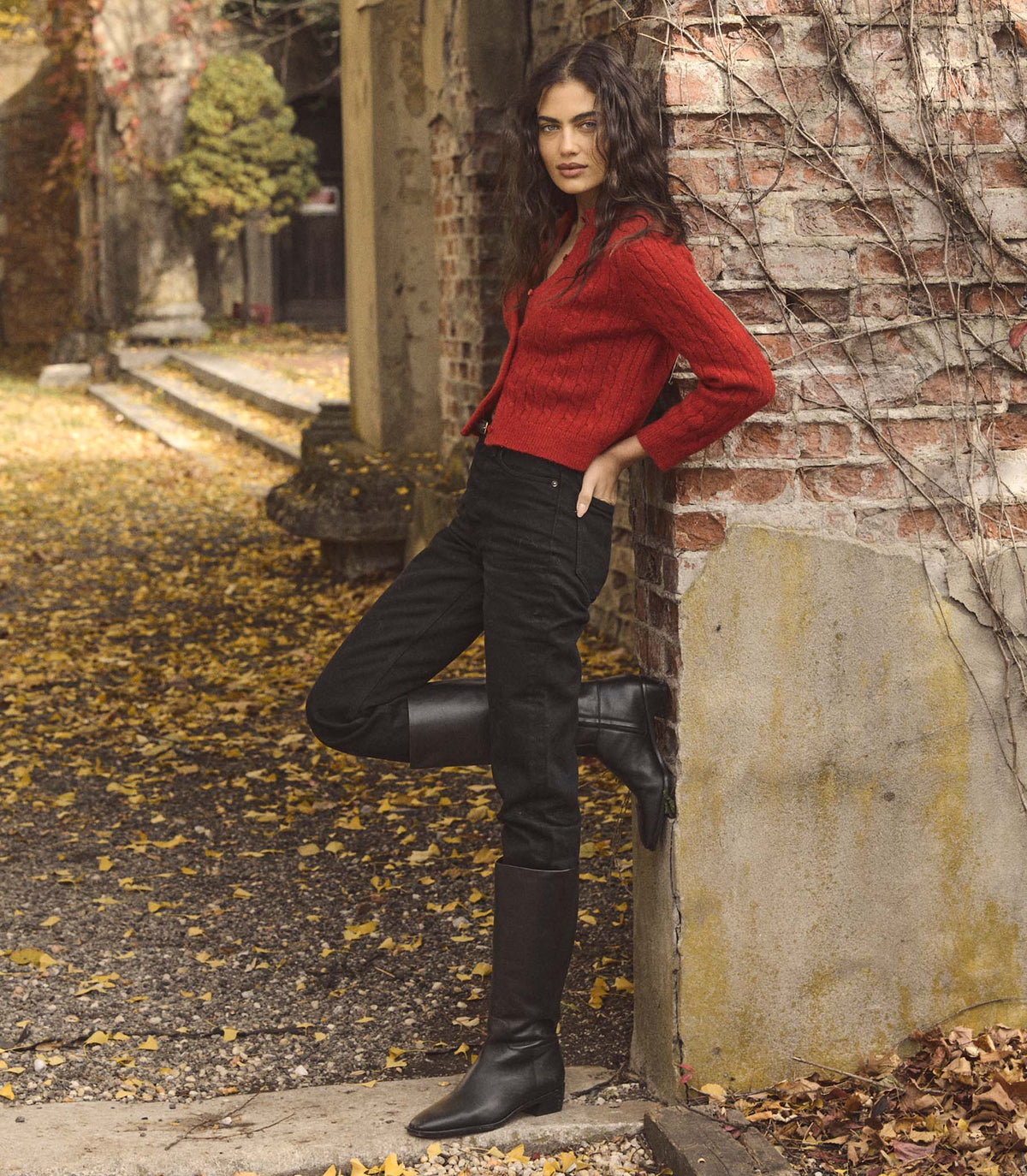 Penrose Cardigan -- Cerise