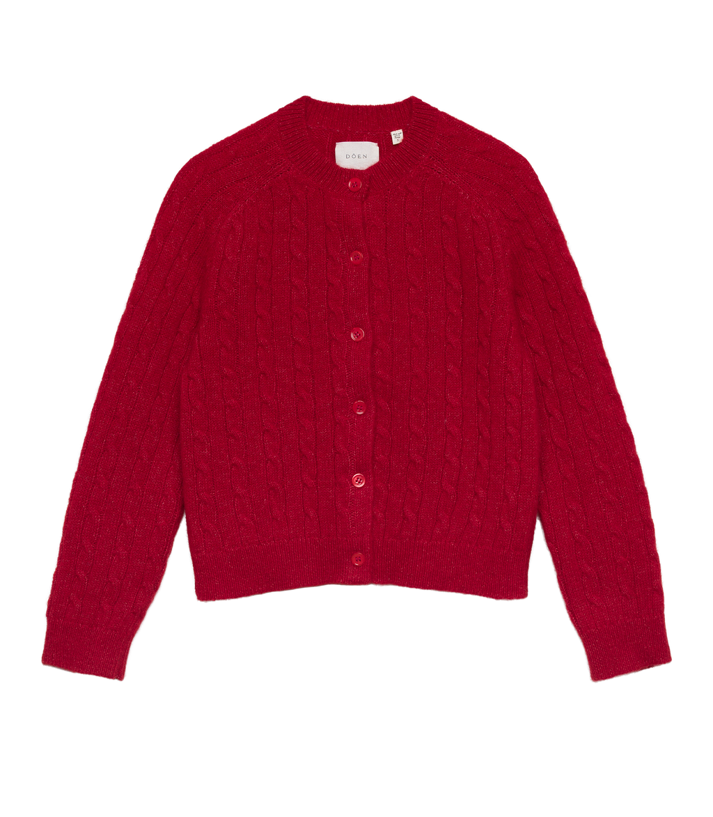 Penrose Cardigan -- Cerise