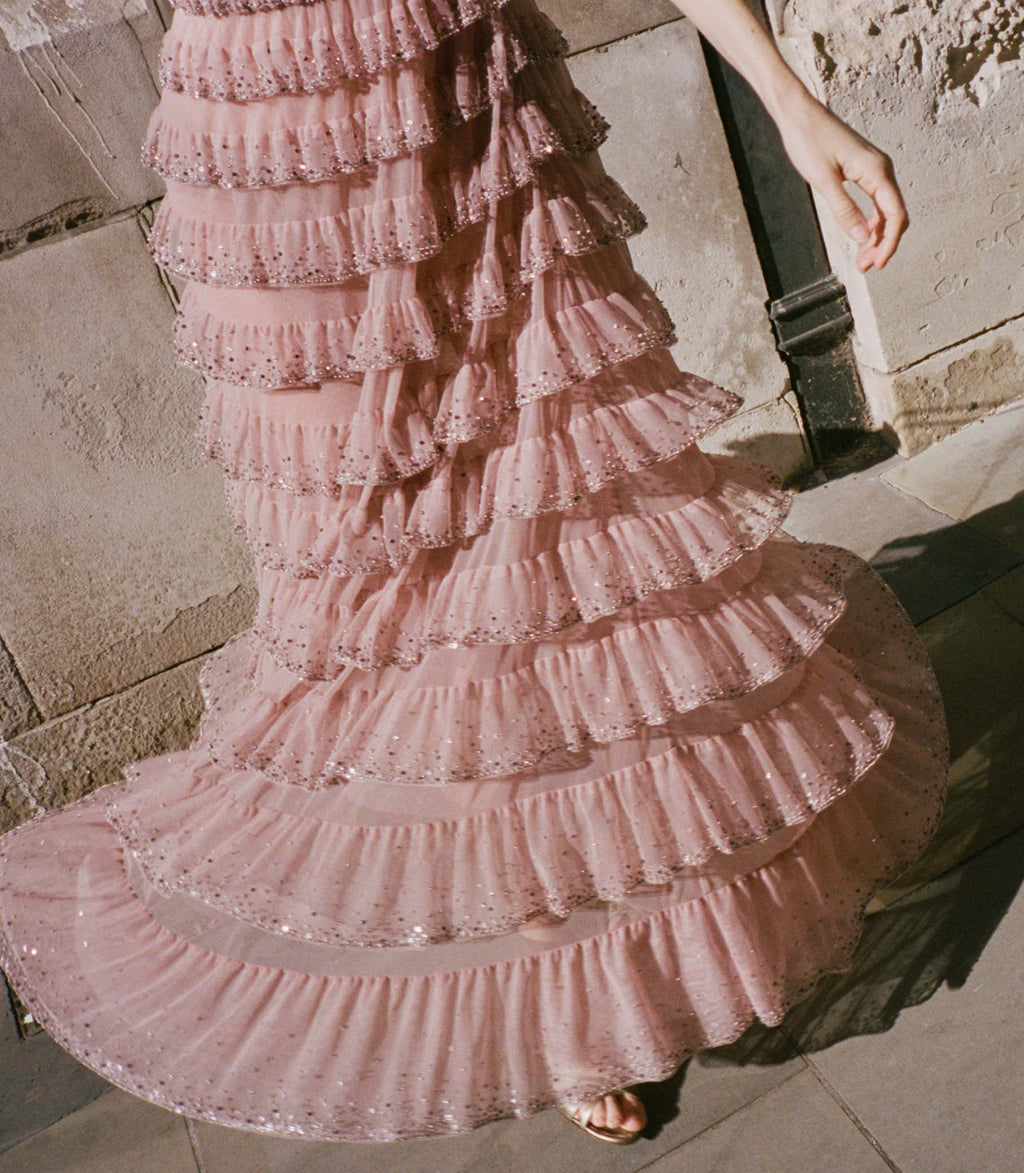 Pierrette Dress -- Pale Rose