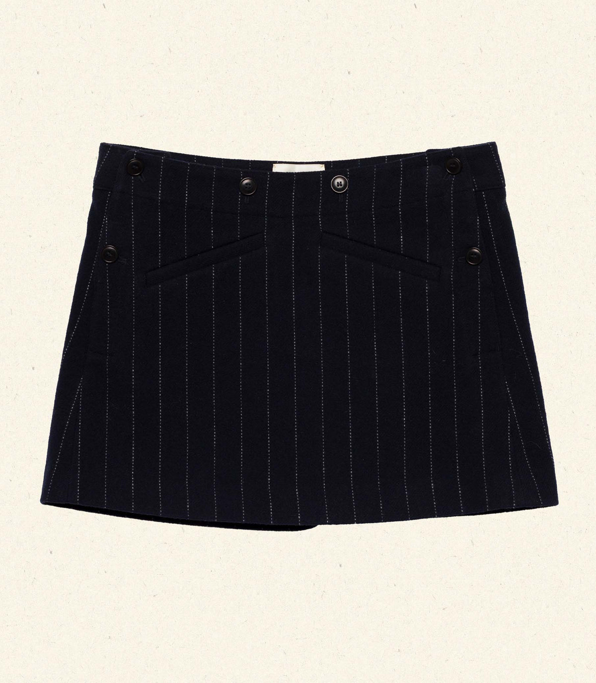 Raina Skirt -- Marianne Pinstripe