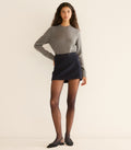 Raina Skirt -- Marianne Pinstripe