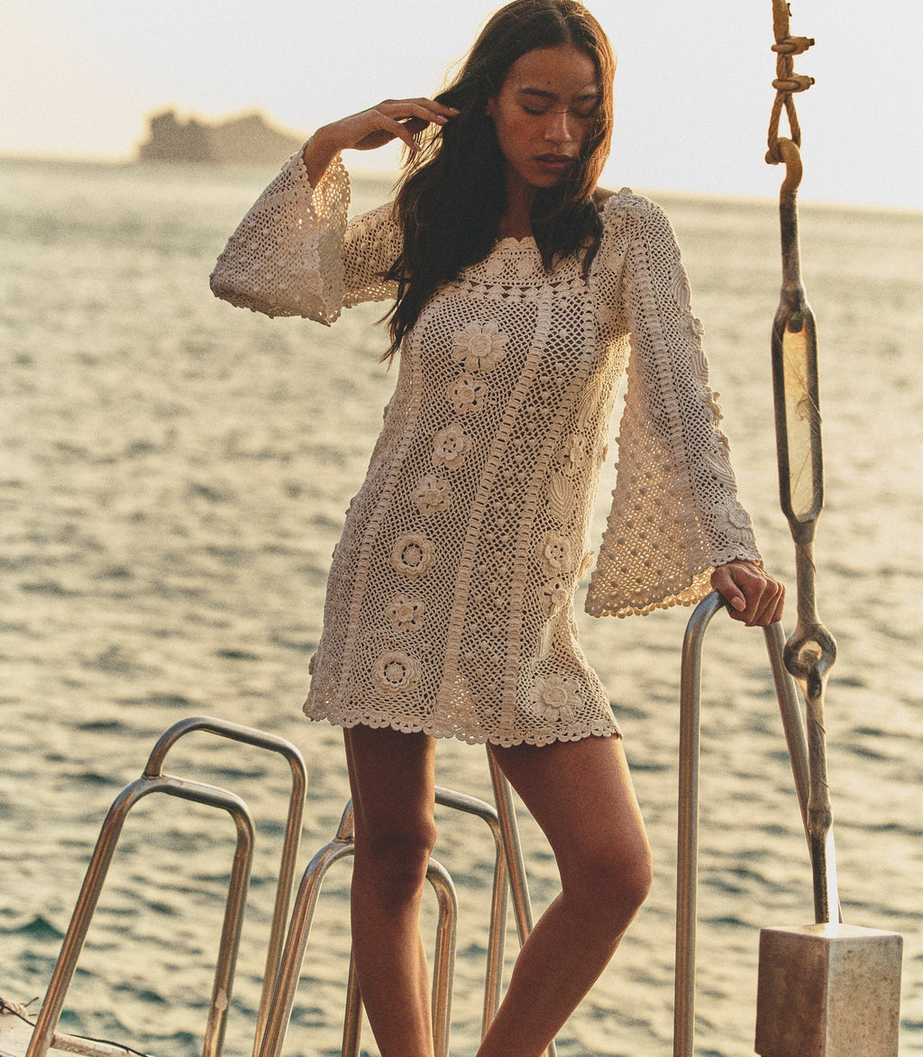 Remiette Dress -- Pearl