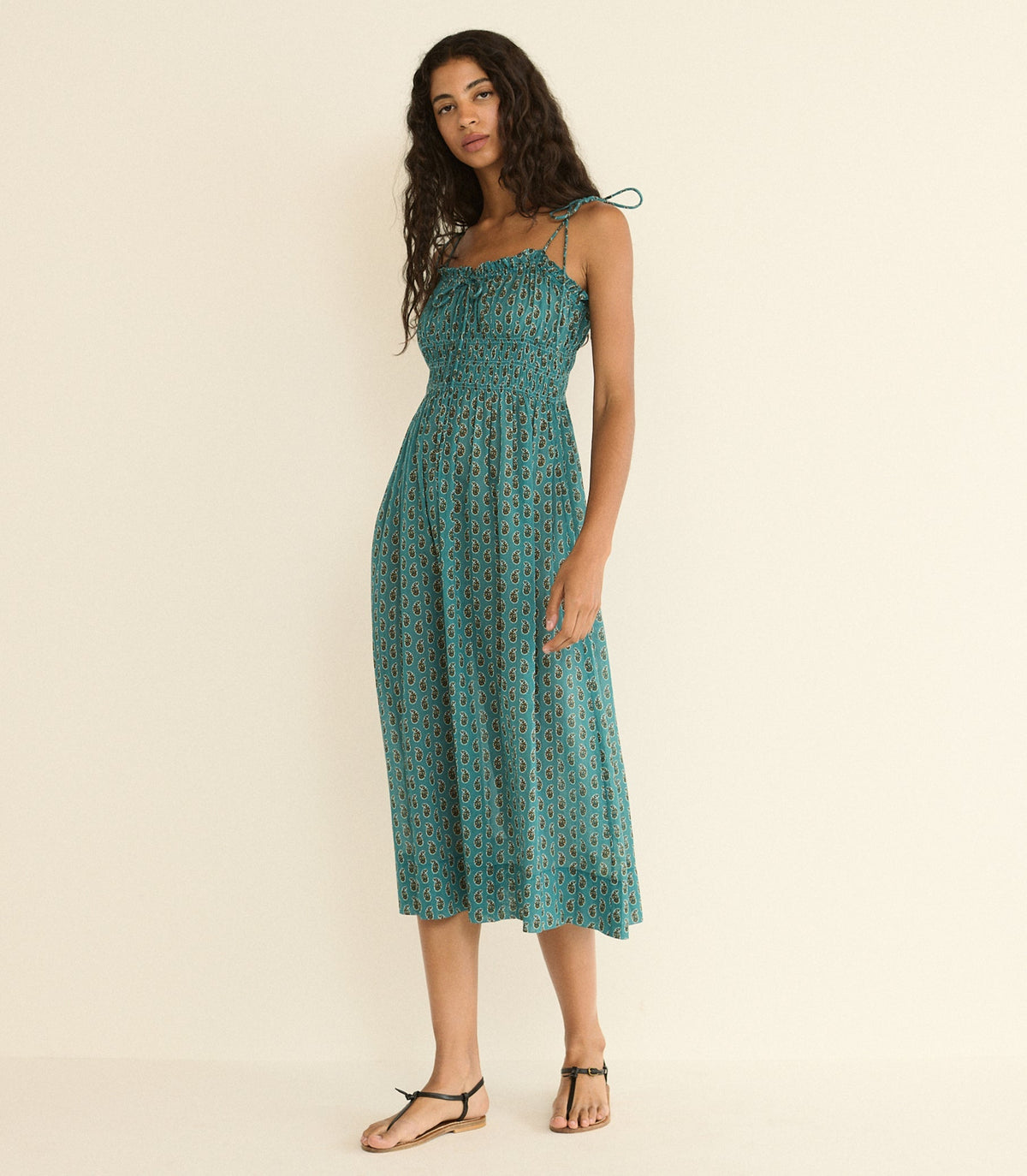 Rhoda Dress -- Alba Paisley
