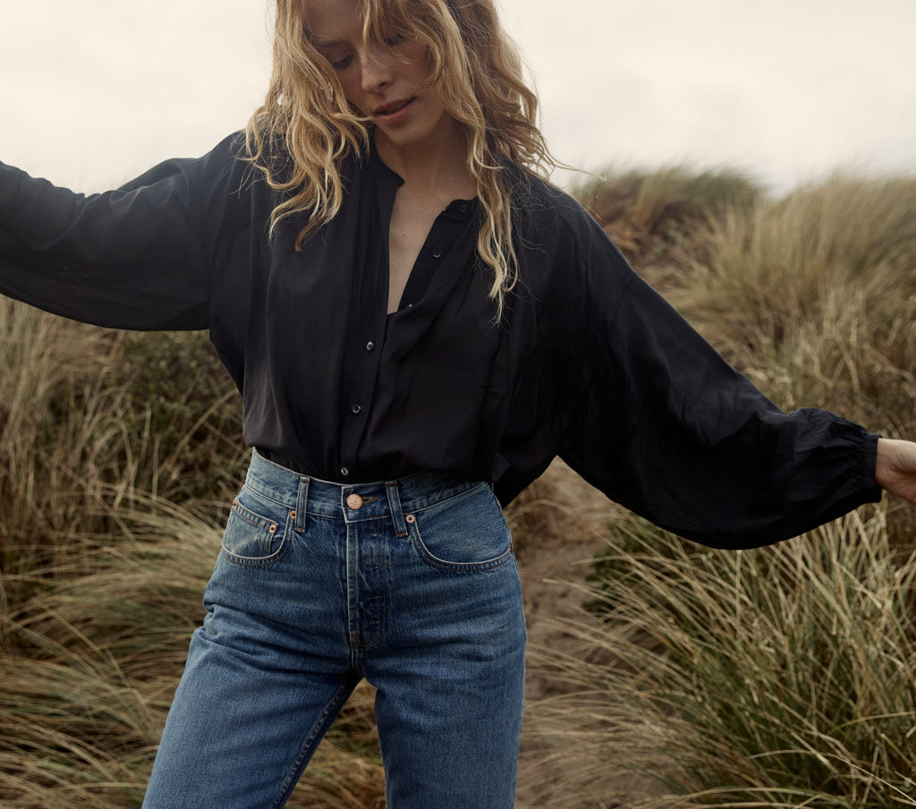 The Jane Blouse -- Black