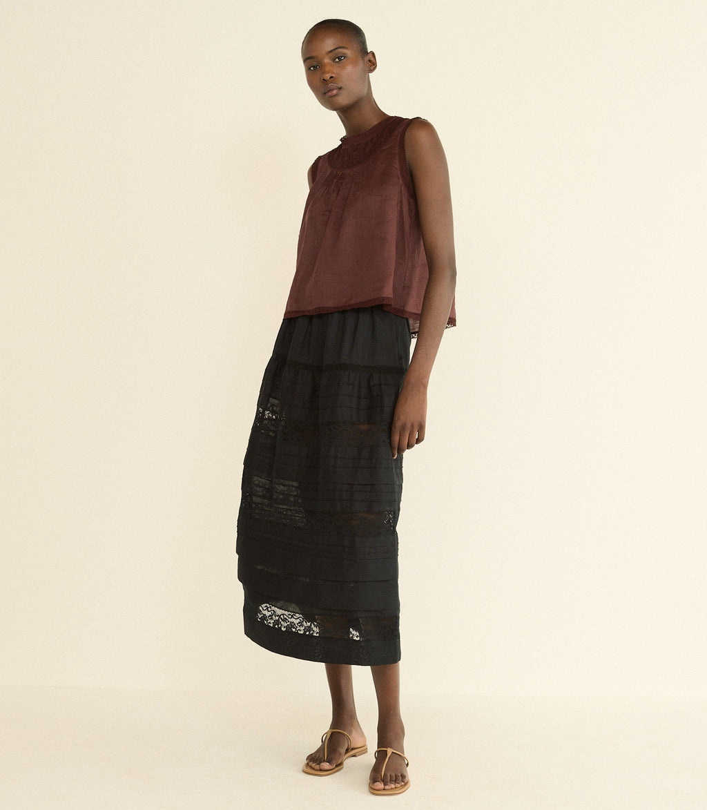 Sidra Skirt -- Black