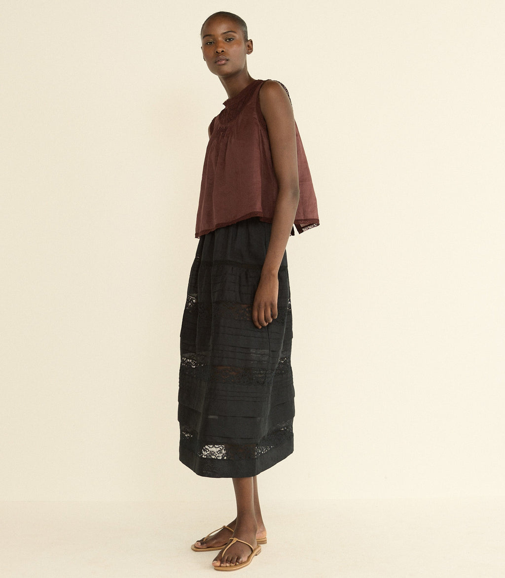 Sidra Skirt -- Black