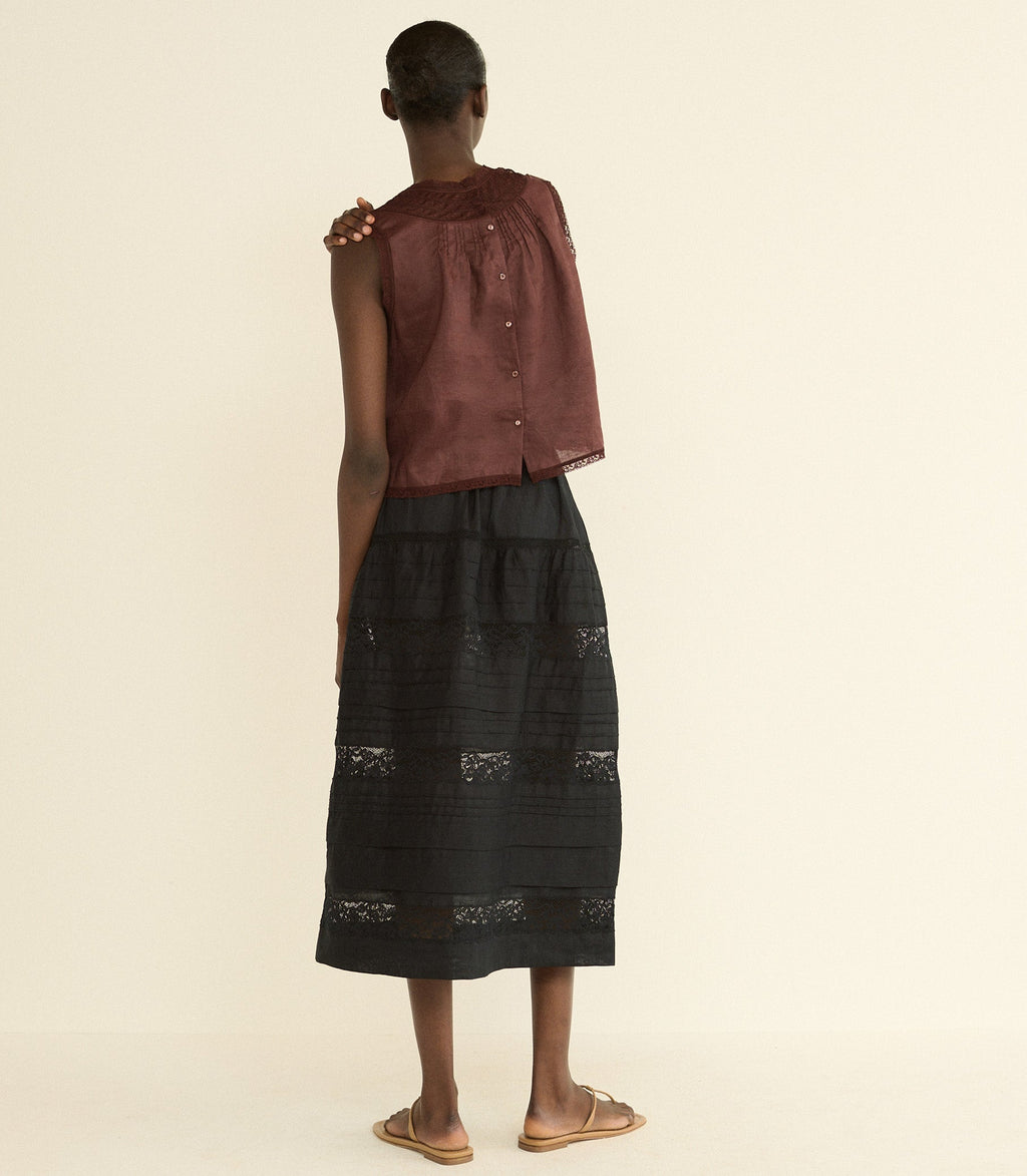 Sidra Skirt -- Black