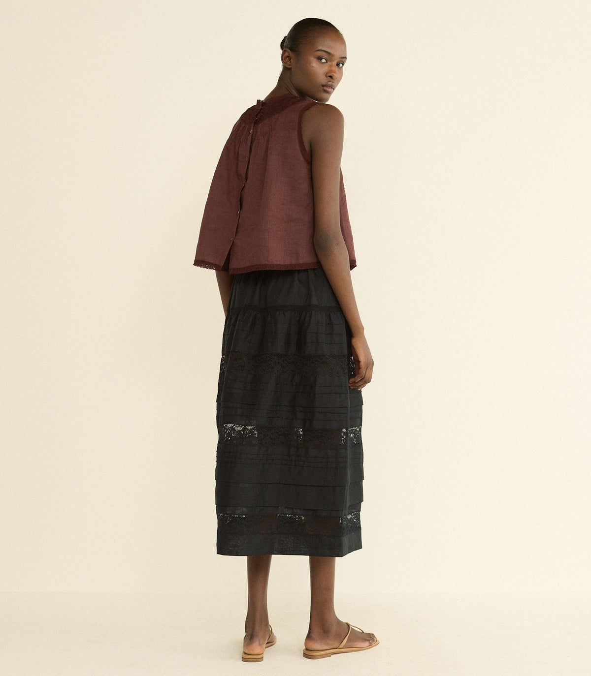 Sidra Skirt -- Black