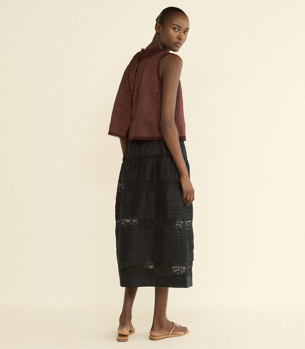 Sidra Skirt -- Black