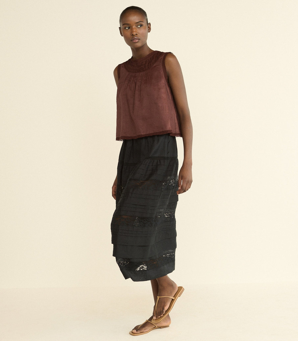 Sidra Skirt -- Black