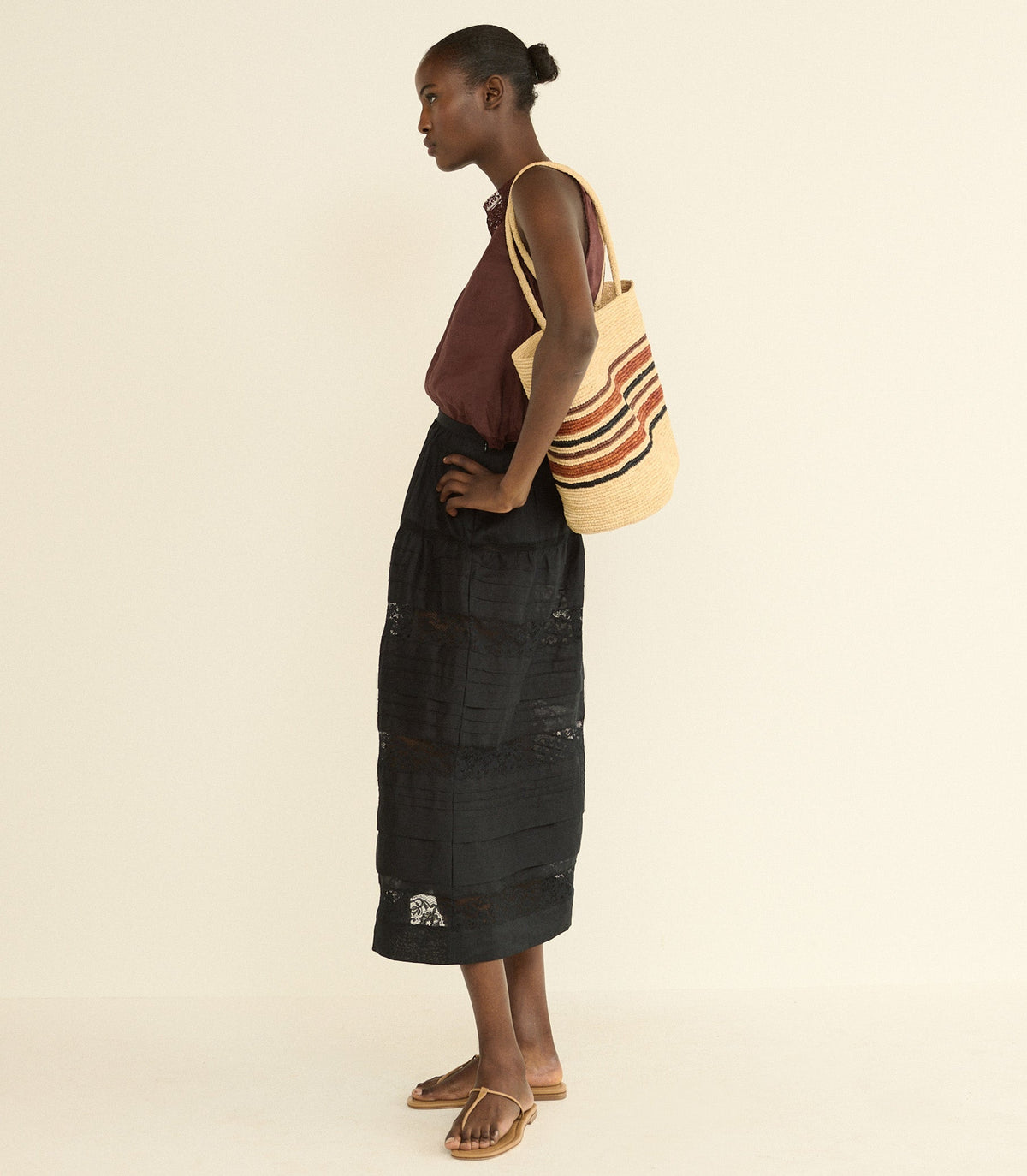 Sidra Skirt -- Black