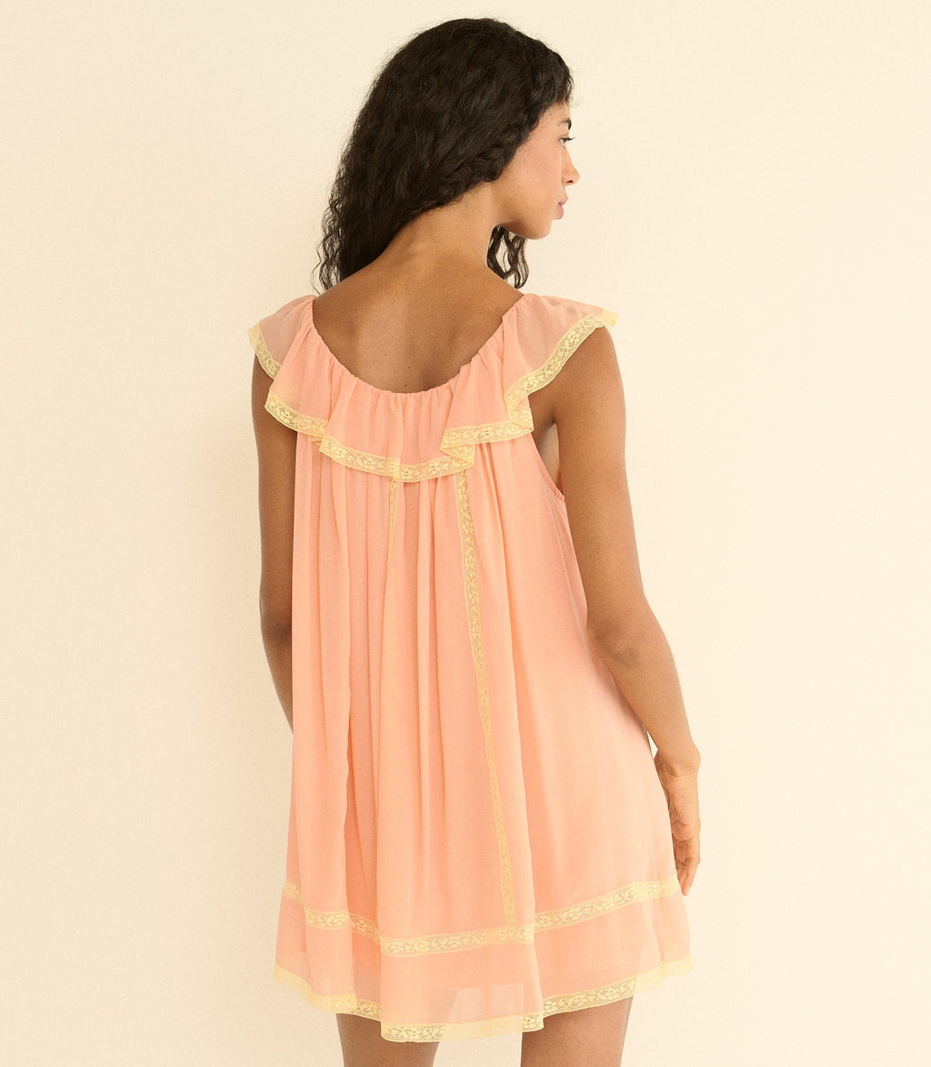 Suzette Dress -- Boudoir Pink