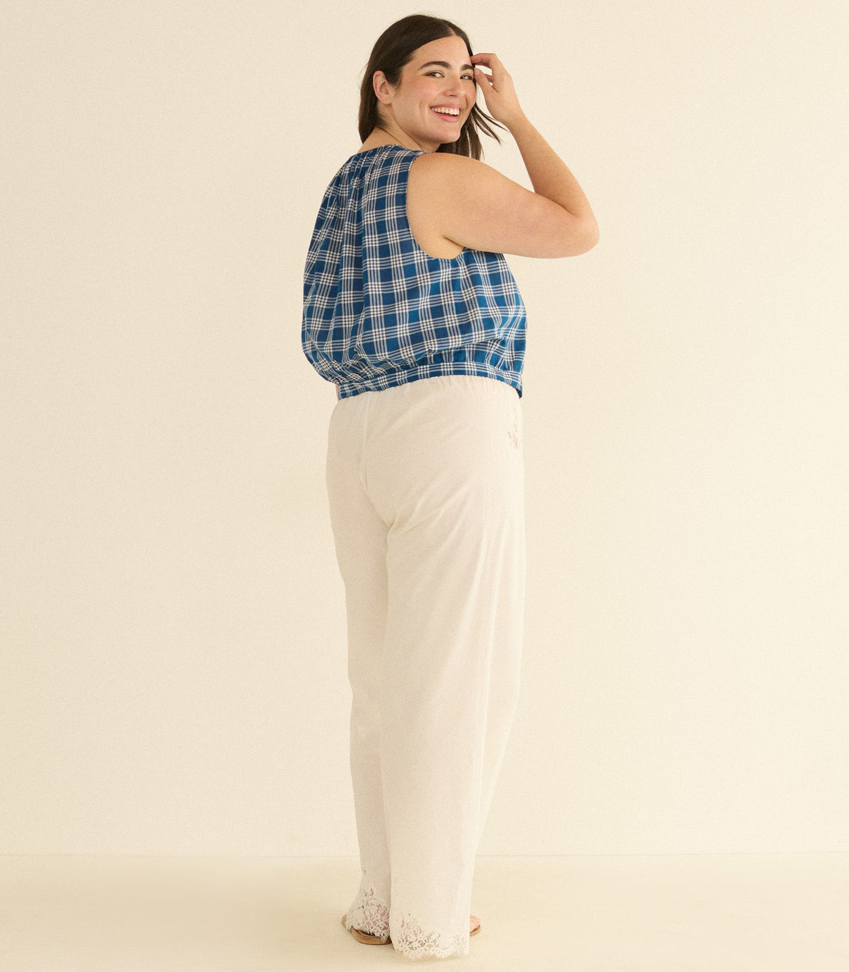 Theo Top -- Dorset Plaid